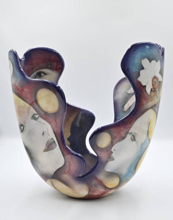 - a , Ceramic Sculpture by Dorienne Carmel, measuring 24 x 25 cm (H x W) £495